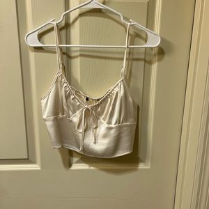 Forever 21 Silk Crop Top